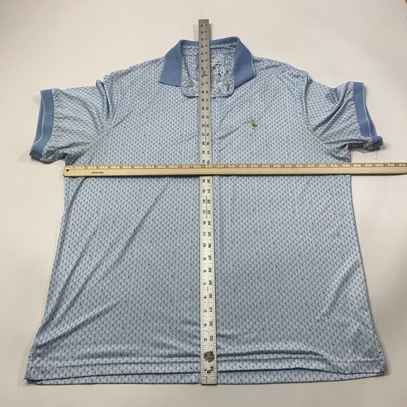 Tailorbyrd Shirt Mens XXL Copen Blue Quick Dry Smooth Stretch Performance Golf - Picture 4 of 8
